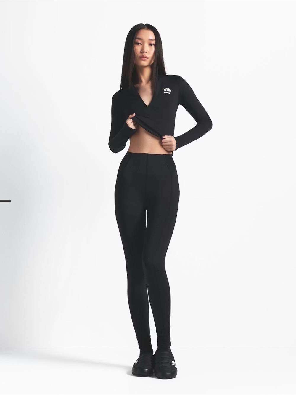 SKIMS x The North Face TNF Refina Leggings Onyx Black Size Small